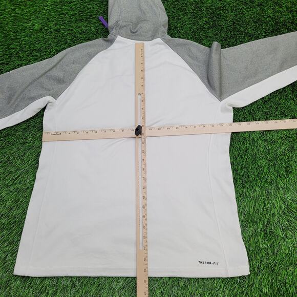 NIKE Therma-Fit Hoodie Large 21x26 Two-Tone Colorblock - Picture 6 of 16